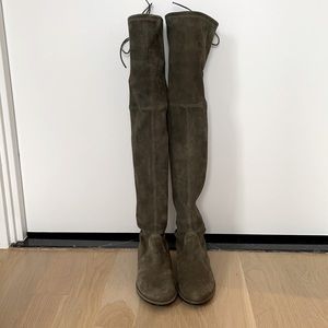 Stuart Weitzman Lowlands Green 7.5